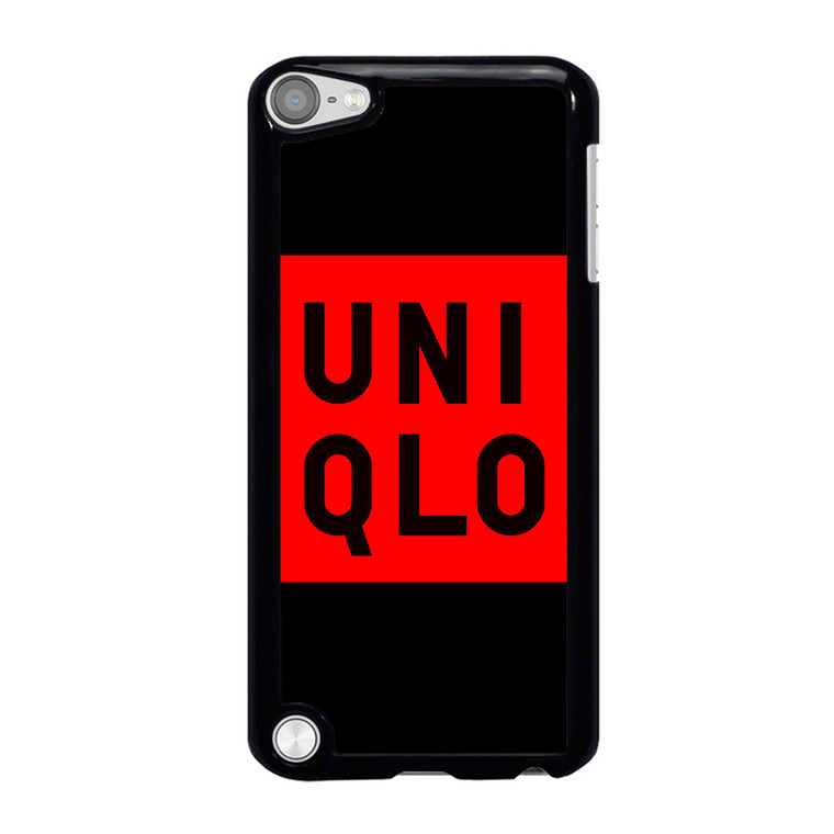 UNIQLO LOGO RED BLACK iPod Touch 5 Case Cover