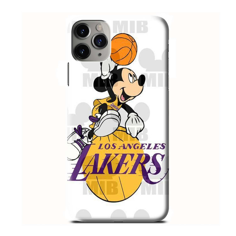 LA LAKERS MICKEY MOUSE iPhone 3D Case Cover