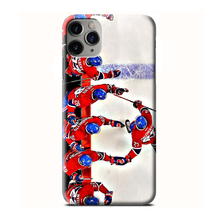 MONTREAL CANADIENS FORMATION iPhone 3D Case Cover