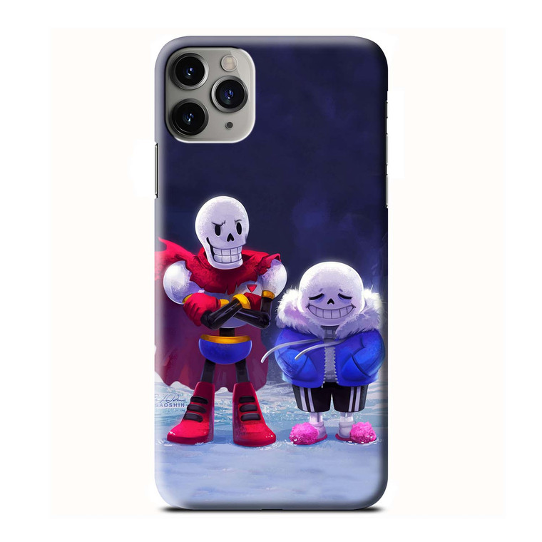 PAPYRUS AND SANS UNDERTALE iPhone 3D Case Cover