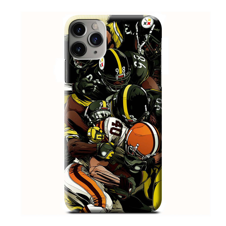 PITTSBURGH STEELERS DEFENCE iPhone 3D Case Cover