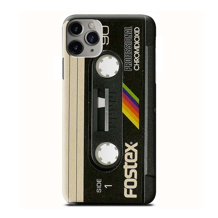 RETRO CASSETTE TAPE FOSTEX iPhone 3D Case Cover