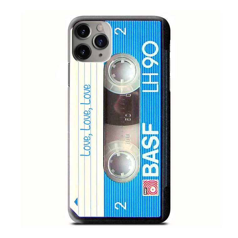 RETRO CASSETTE TAPE LOVE LOVE LOVE iPhone 3D Case Cover