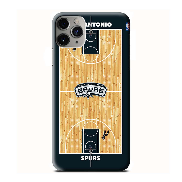 SAN ANTONIO SPURS BASKETBALL COURTS iPhone 3D Case Cover