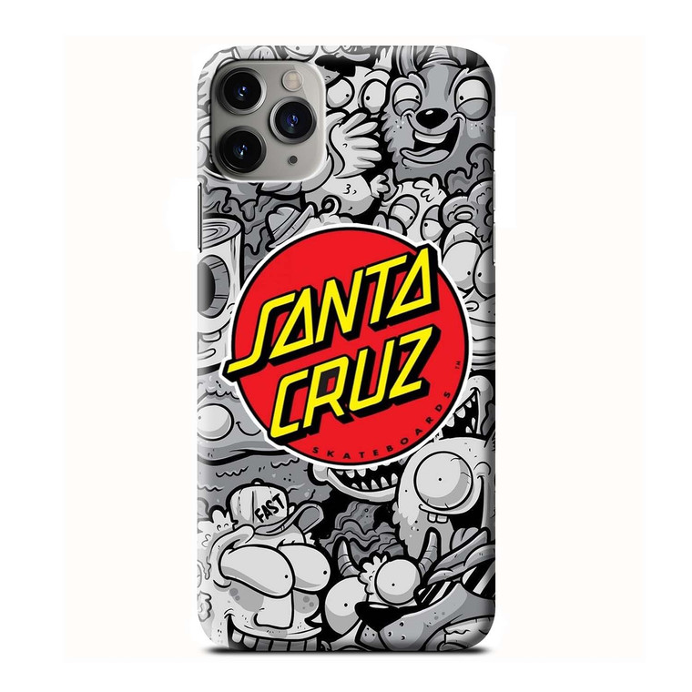 SANTA CRUZ SKATEBOARDS FAST iPhone 3D Case Cover