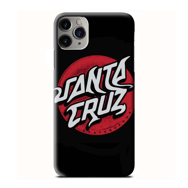SANTA CRUZ SKATEBOARDS RED iPhone 3D Case Cover