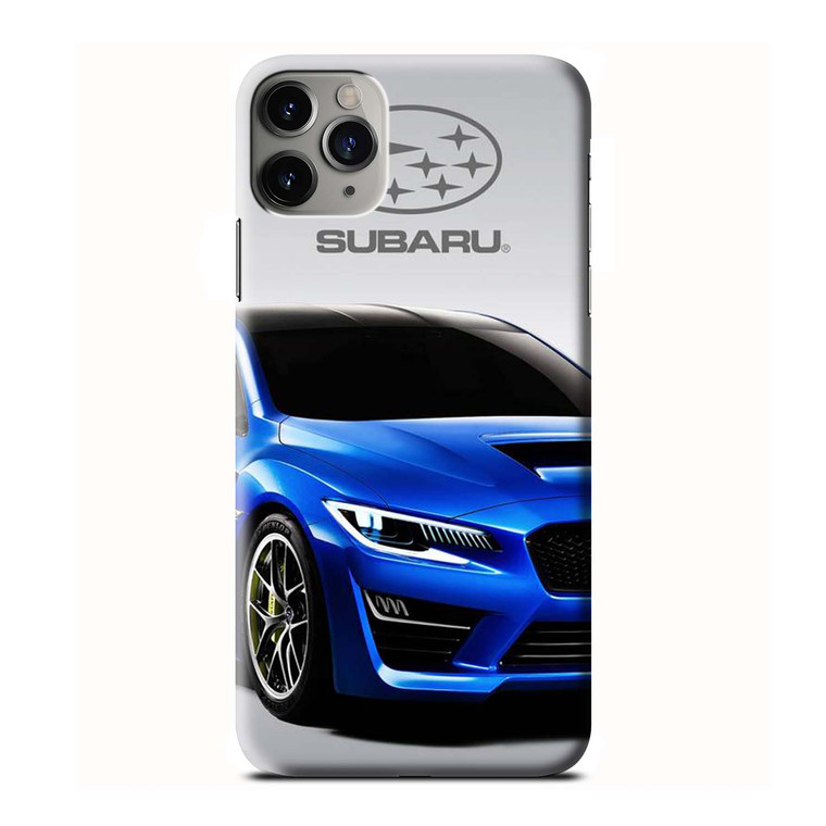 SUBARU WRX CONCEPT BLUE CAR iPhone 3D Case Cover