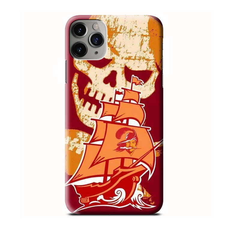 TAMPA BAY BUCCANEERS LOGO SKULL iPhone 3D Case Cover