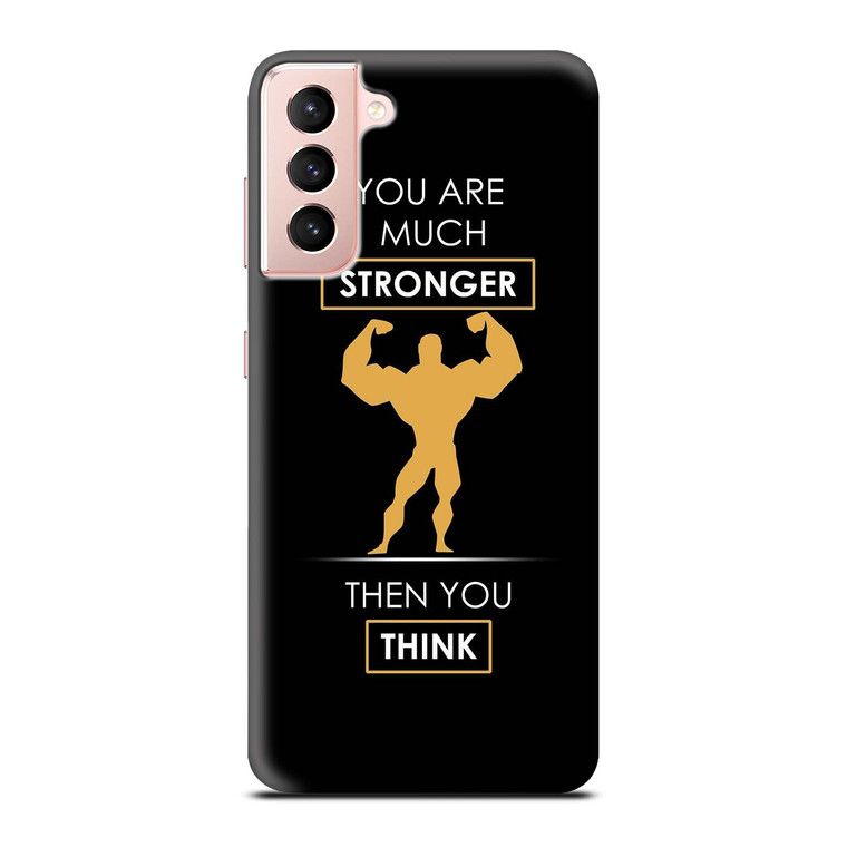 BE STRONG QUOTE  Samsung Galaxy 3D Case Cover