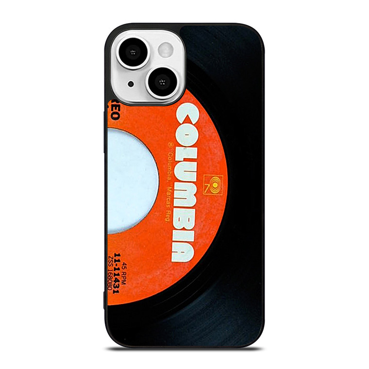 VINYL RECORD BLACK DISK iPhone 13 Mini Case Cover
