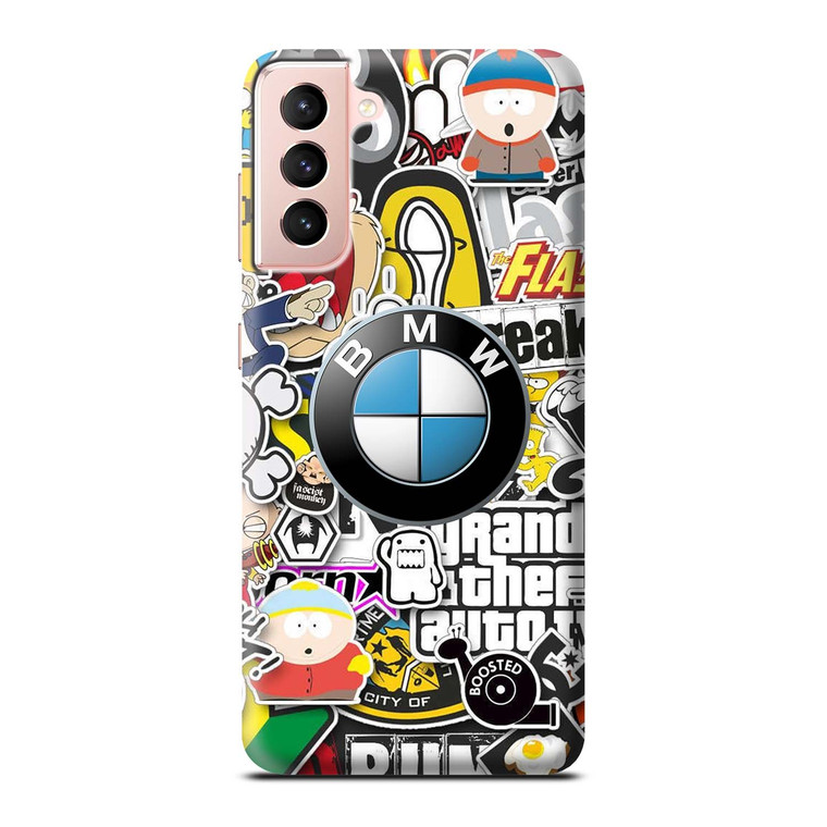 NEW BMW STICKER BOMB  Samsung Galaxy 3D Case Cover