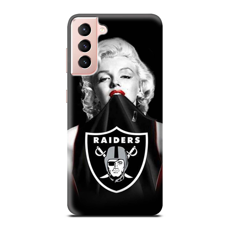 OAKLAND RAIDERS MARILYN MONROE  Samsung Galaxy 3D Case Cover