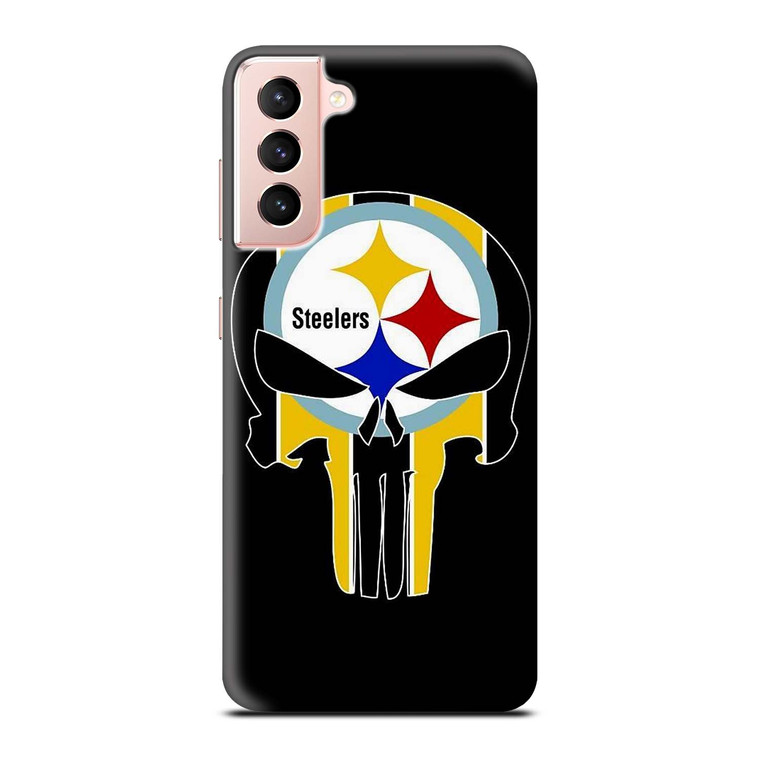 PITTSBURGH STEELERS SKULL  Samsung Galaxy 3D Case Cover