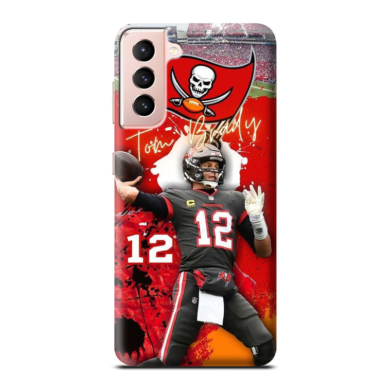 TAMPA BAY BUCCANEERS TOM BRADY 12  Samsung Galaxy 3D Case Cover