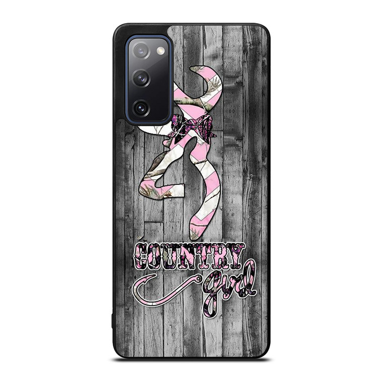 CAMO BROWNING PINK GIRL Samsung Galaxy S20 FE Case Cover