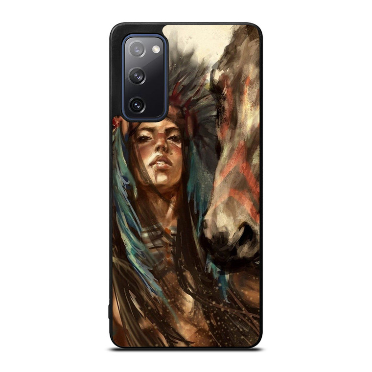 NATIVE AMERICAN PEOPLE ART Samsung Galaxy S20 FE Case Cover