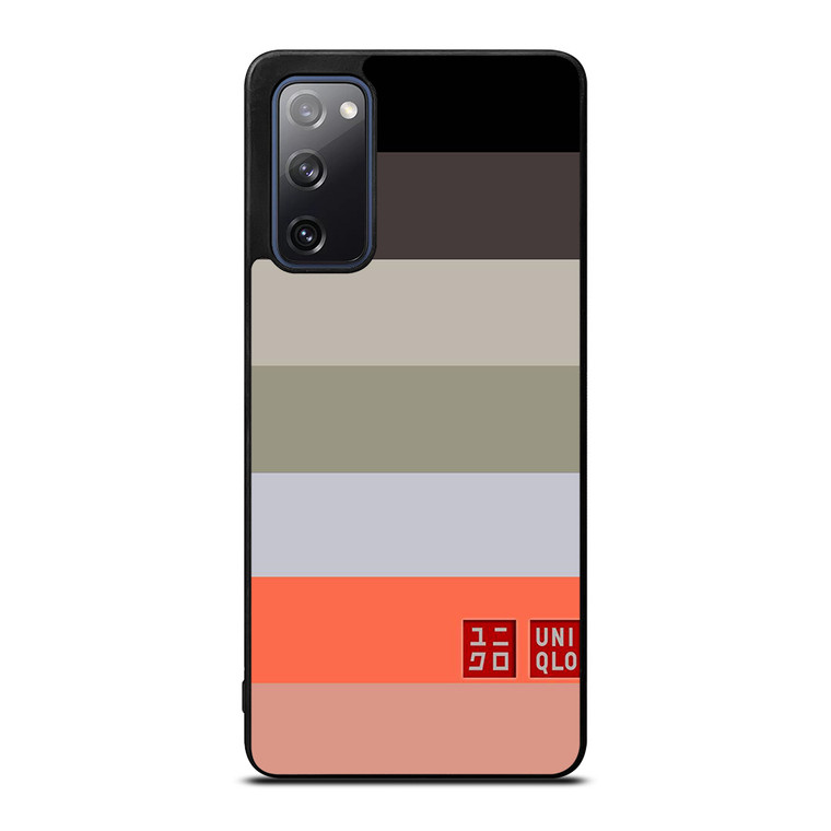 UNIQLO LOGO COLORFUL STRIPES Samsung Galaxy S20 FE Case Cover