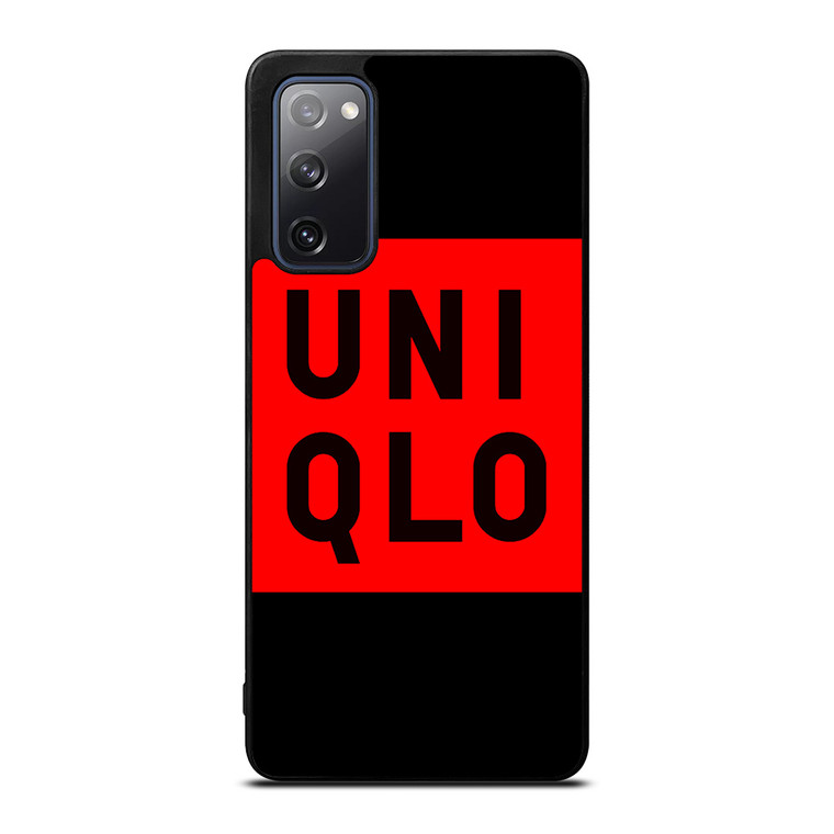 UNIQLO LOGO RED BLACK Samsung Galaxy S20 FE Case Cover