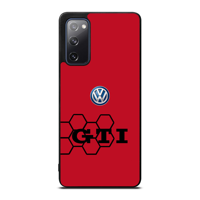 VW VOLKSWAGEN RED HONEYCOMB Samsung Galaxy S20 FE Case Cover