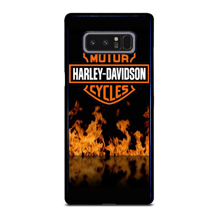 HARLEY DAVIDSON FIRE LOGO Samsung Galaxy Note 8 Case Cover