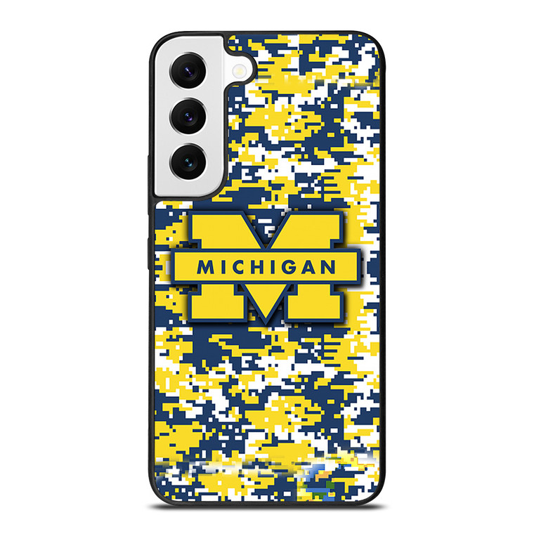 MICHIGAN WOLVERINES CAMO Samsung Galaxy S22 Case Cover