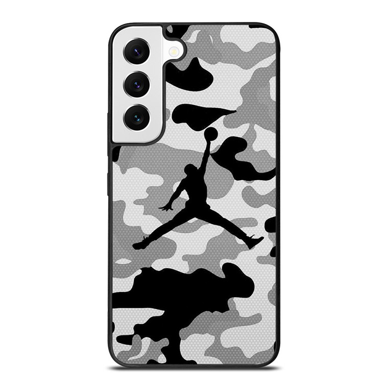 NIKE AIR JORDAN LOGO CAMO Samsung Galaxy S22 Case Cover