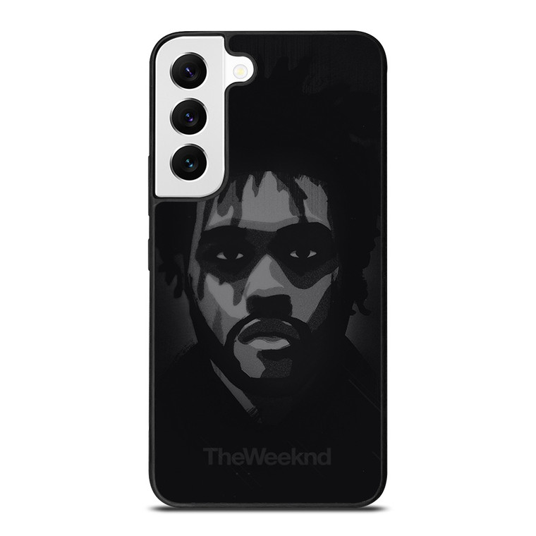 THE WEEKND FACE WHITE BLACK Samsung Galaxy S22 Case Cover