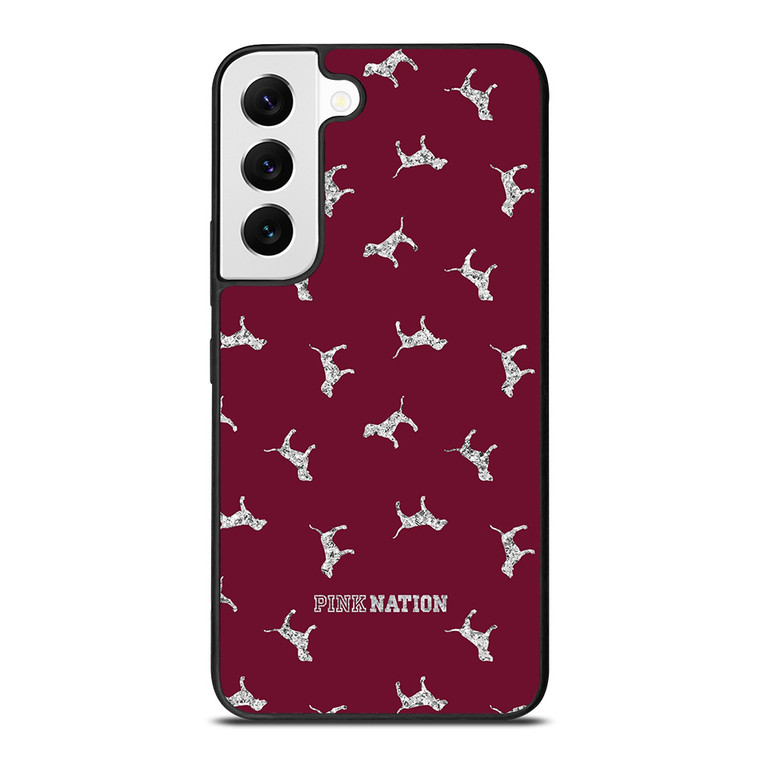 VICTORIA'S SECRET PINK NATION DOG Samsung Galaxy S22 Case Cover