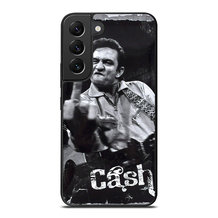 JOHNNY CASH MIDDLE FINGER Samsung Galaxy S22 Plus Case Cover
