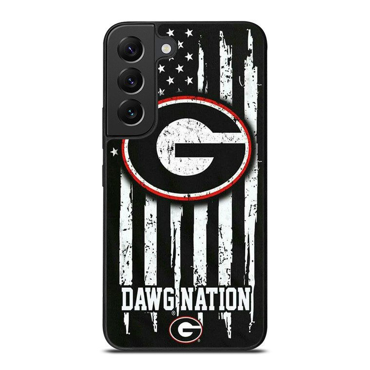 UNIVERSITY GEORGIA BULLDOGS FLAG Samsung Galaxy S22 Plus Case Cover