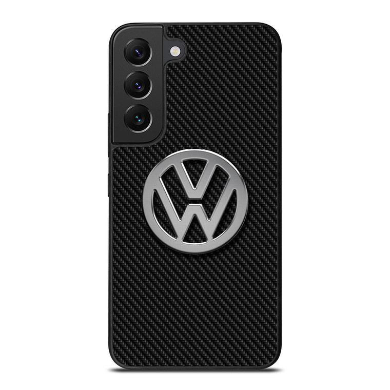 VW VOLKSWAGEN METAL CARBON LOGO Samsung Galaxy S22 Plus Case Cover