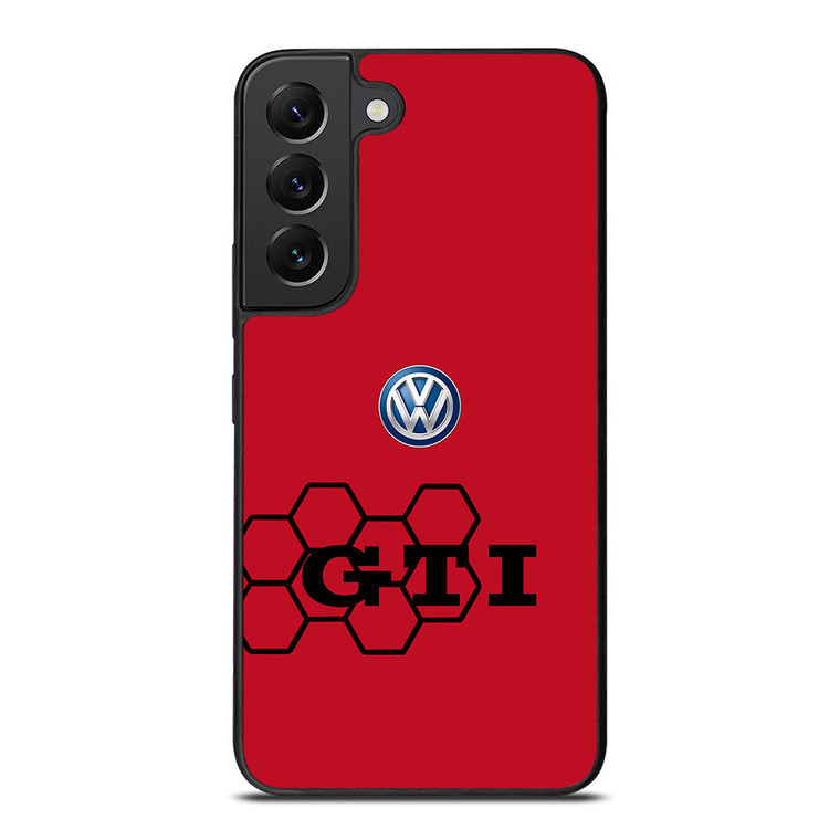 VW VOLKSWAGEN RED HONEYCOMB Samsung Galaxy S22 Plus Case Cover