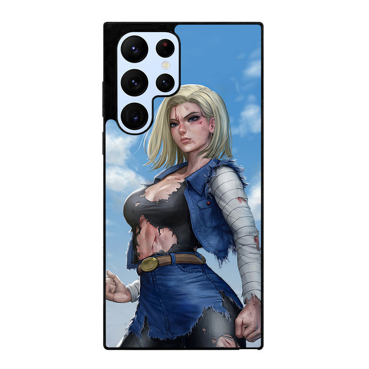 DRAGON BALL ANDROID 18 Samsung Galaxy S22 Ultra Case Cover