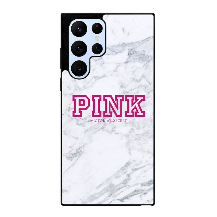 VICTORIA'S SECRET PINK MARBLE Samsung Galaxy S22 Ultra Case Cover