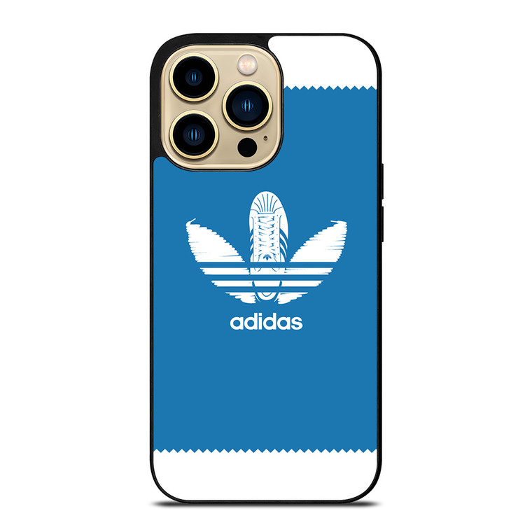 ADIDAS SHOE LOGO BLUE iPhone 14 Pro Max Case Cover