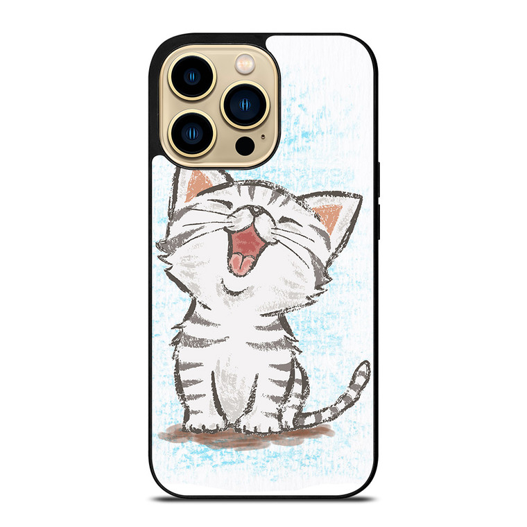 AMERICAN SHORTHAIR HAPPY CAT iPhone 14 Pro Max Case Cover
