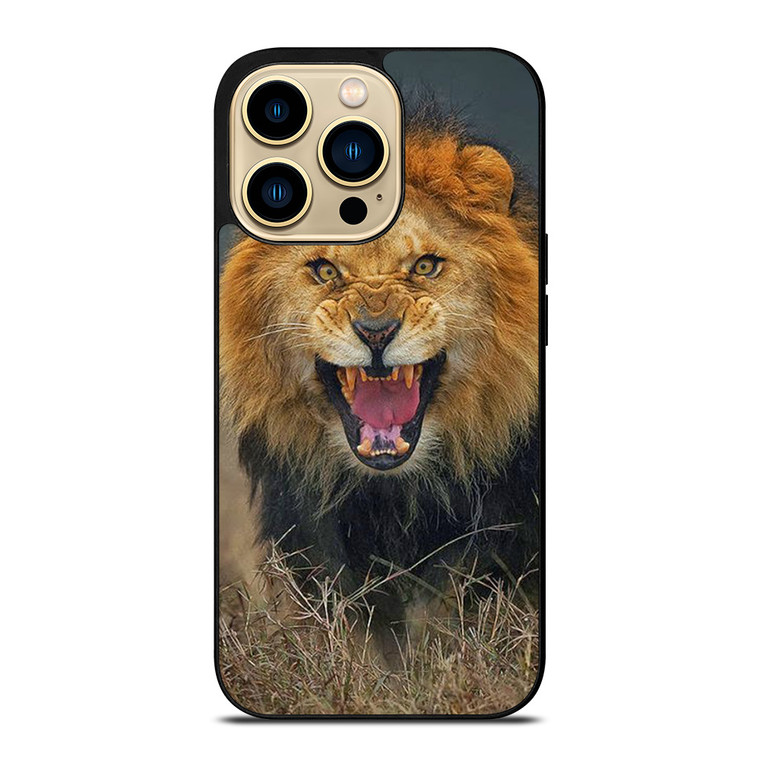 ANGRY MAD LION FACE iPhone 14 Pro Max Case Cover