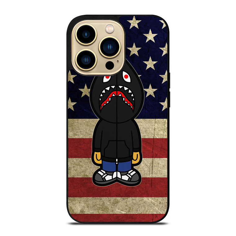 BAPE CAMO SHARK AMERICA iPhone 14 Pro Max Case Cover