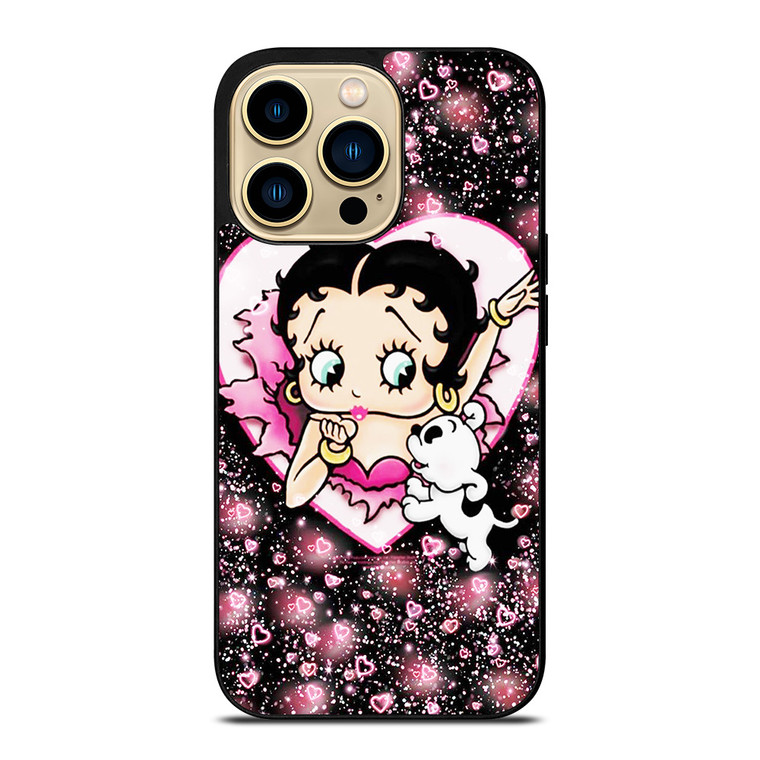 BETTY BOOP CARTOON LOVE 2 iPhone 14 Pro Max Case Cover