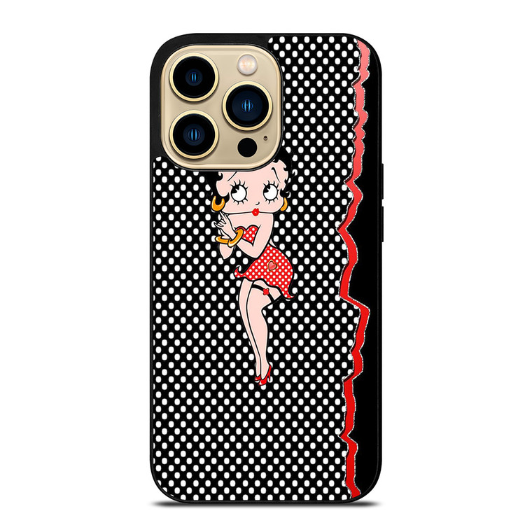 BETTY BOOP POLKADOT 2 iPhone 14 Pro Max Case Cover