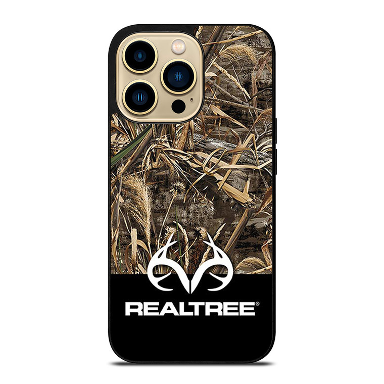 CAMO REALTREE BROWNING LOGO iPhone 14 Pro Max Case Cover