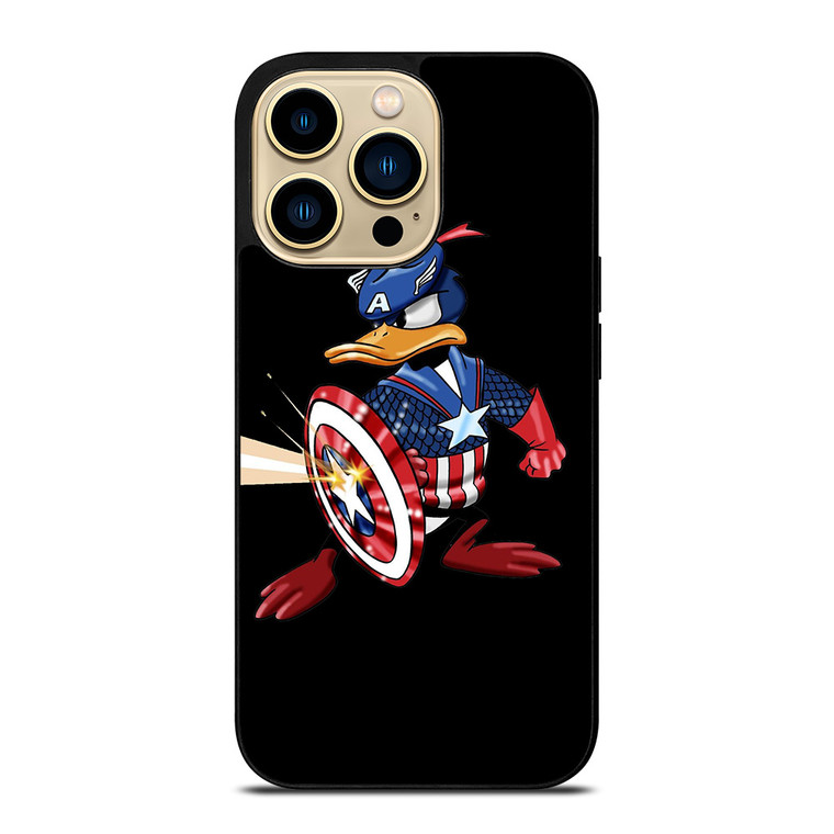 CAPTAIN AMERICA DAFFY DUCK 3 iPhone 14 Pro Max Case Cover