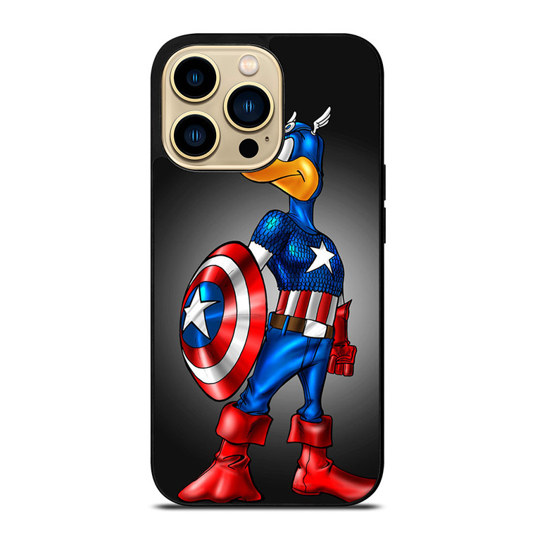 CAPTAIN AMERICA DAFFY DUCK iPhone 14 Pro Max Case Cover