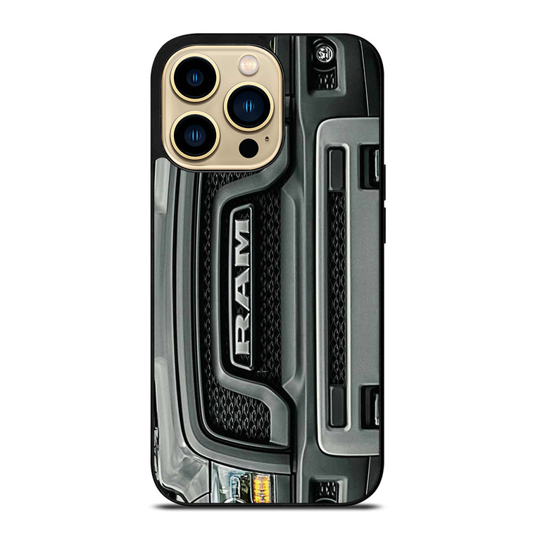 DODGE RAM TRUCK EMBLEM BLACK iPhone 14 Pro Max Case Cover