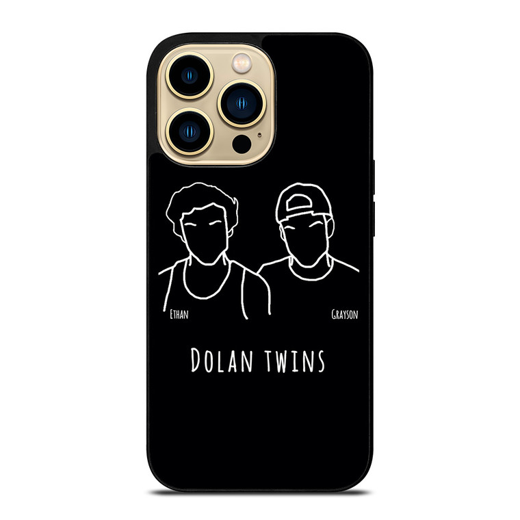 DOLAN TWINS DRAWING CARTOON iPhone 14 Pro Max Case Cover