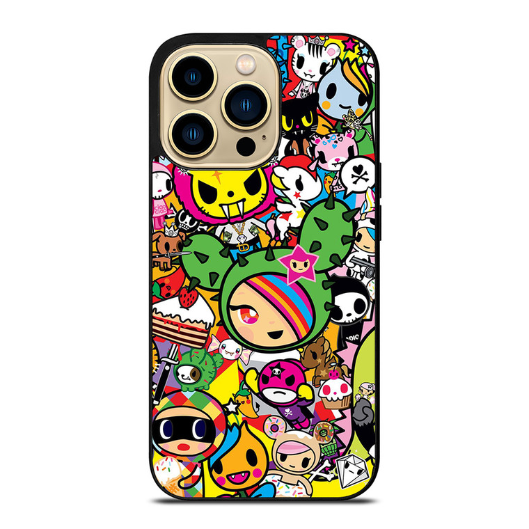 DONUTELLA UNICORNO TOKIDOKI COLLAGE iPhone 14 Pro Max Case Cover