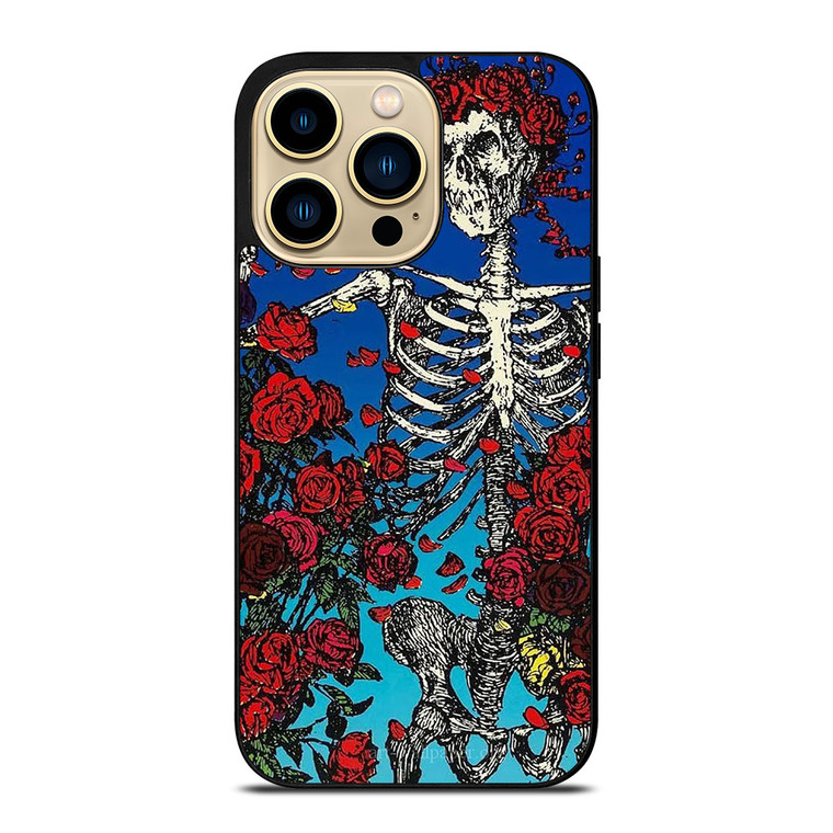GRATEFUL DEAD SKULL AND ROSE iPhone 14 Pro Max Case Cover