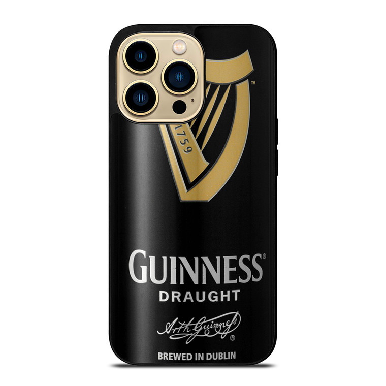 GUINNESS DRAUGHT BREWED IN DUBLIN iPhone 14 Pro Max Case Cover