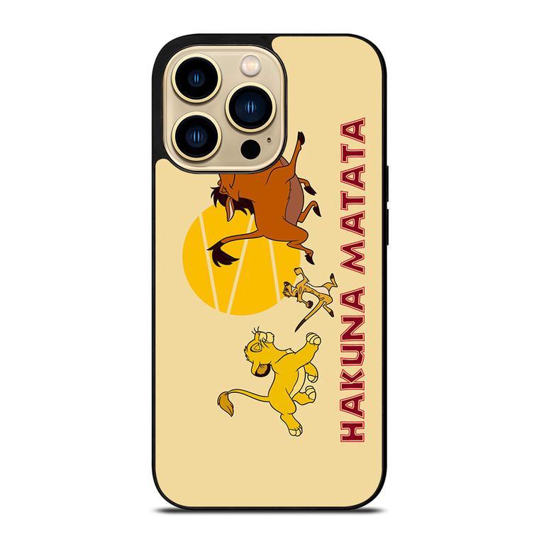 HAKUNA MATATA LION KING Disney iPhone 14 Pro Max Case Cover