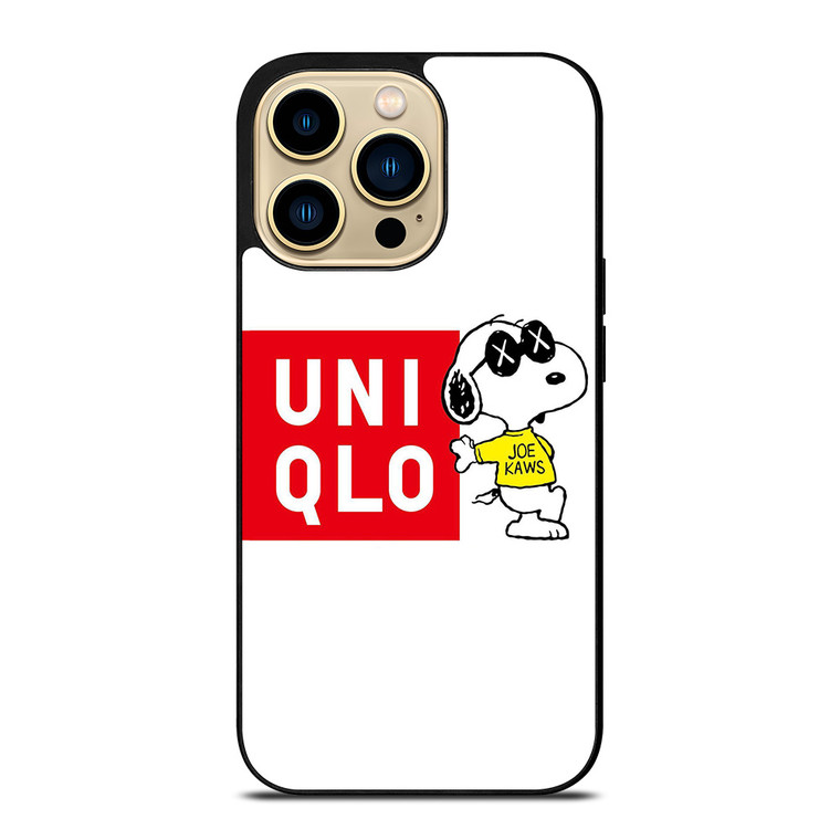 JOE KAWS UNIQLO LOGO iPhone 14 Pro Max Case Cover